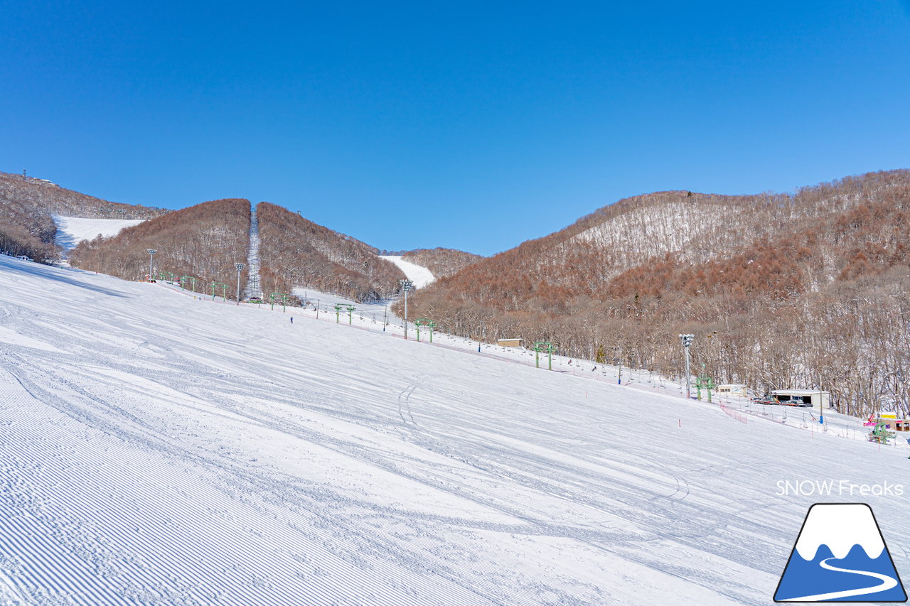 札幌藻岩山スキー場｜本日、雲一つ無い快晴！札幌藻岩山の全10コースの滑走にチャレンジ(^^)/